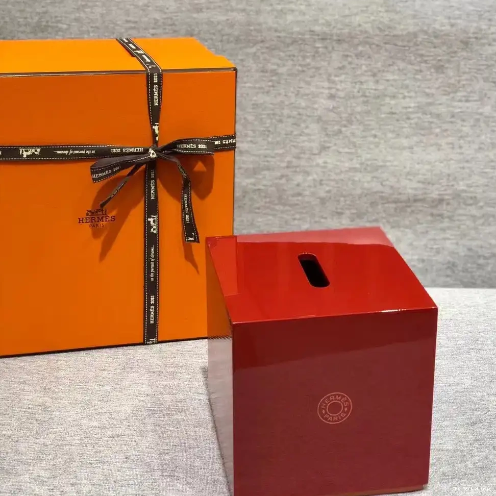 SQUARE HERMES KBOX TISSUE BOX 0516